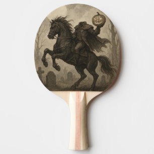 Vintage/Gothic Headless Horseman Halloween/Autumn  Ping Pong Paddle