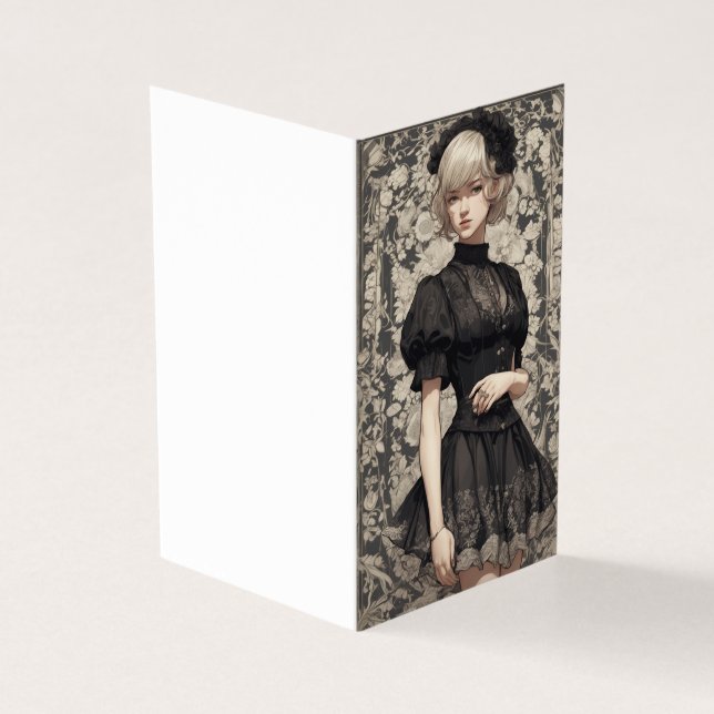 Vintage Gothic Little Black Dress LBD Blank (Outside)