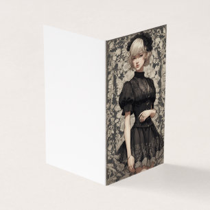 Vintage Gothic Little Black Dress LBD Blank