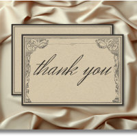 Vintage Gothic Mediaeval Line Border Wedding