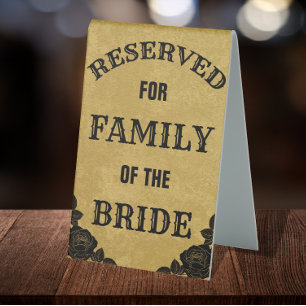 Vintage, Gothic or Halloween Wedding Reserved