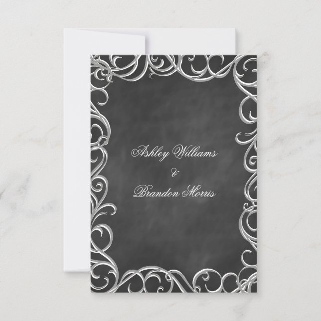 Vintage Gothic RSVP (Front)
