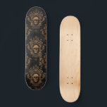 Vintage Gothic Skulls Personalised Skateboard<br><div class="desc">Vintage gothic skateboard customisable to your specifics.</div>