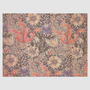 Vintage Graceful Floral Print Tissue Paper