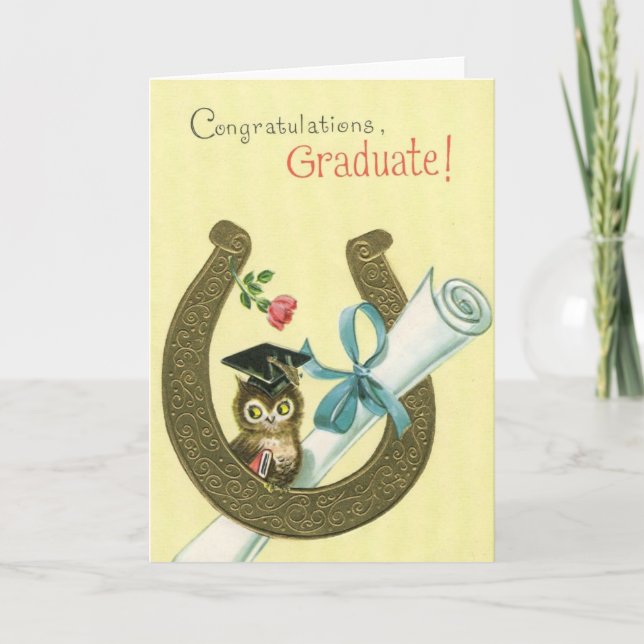 Vintage Graduate Card (Front)
