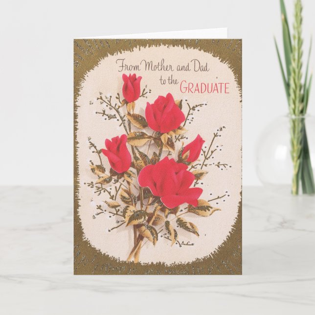 Vintage Graduation Card (Front)