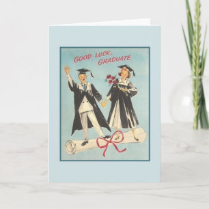 Vintage Graduation Greeting Card