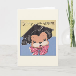 Vintage Graduation Greeting Card