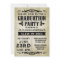 Vintage Graduation Party Invitation