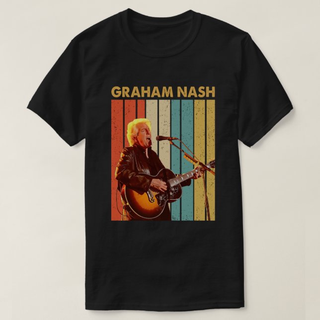 Vintage Graham Nash Tribute T-Shirt (Design Front)