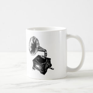 Vintage Gramophone Coffee Mug