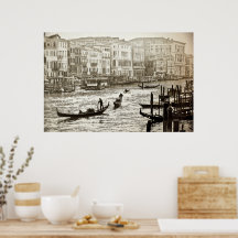 VINTAGE GRAND CANAL Poster