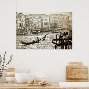 VINTAGE GRAND CANAL Poster