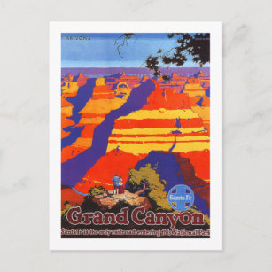 Vintage Grand Canyon Arizona Travel Postcard