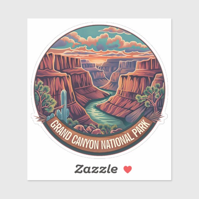 Vintage Grand Canyon National Park Arizona (Sheet)