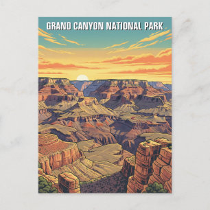 Vintage Grand Canyon National Park Postcard