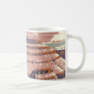 Vintage Grand Canyon National Park WPA Poster Art  Coffee Mug