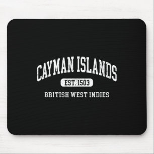 Vintage Grand Cayman Islands Est 1503 Vacation Sou Mouse Mat