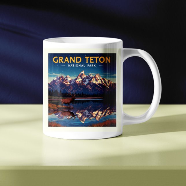  Vintage Grand Teton National Park Coffee Mug (Creator Uploaded)