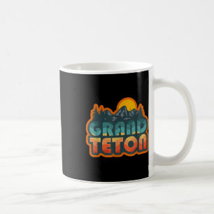Vintage Grand Teton National Park Mountain Hiking  Coffee Mug