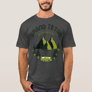 Vintage Grand Teton US National Park Wyoming T-Shirt