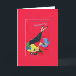 Vintage Granddaughter Birthday Greeting Card<br><div class="desc">Retro / Vintage Birthday greeting card.  Lovely teen girl with her record player and records!  Have a Terrific Birthday Granddaughter!</div>