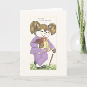 Vintage Grandfather Father's Day Greeting Card