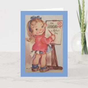 Vintage Grandma Mother's Day Card