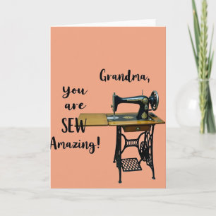 Vintage Grandmas Day Card