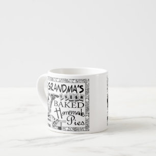 Vintage Grandma's Homemade Pies Gifts Espresso Cup