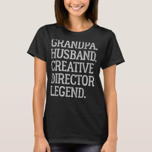 Vintage Grandpa Husband Creative Director Legend 1 T-Shirt