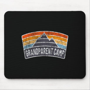 Vintage Grandparent Camp Rainbow Camping Mountain  Mouse Mat