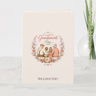 Vintage Grandparents Day Card