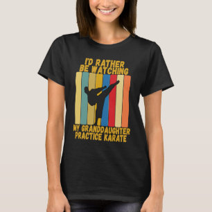 Vintage Grandparents Rather Watch Granddaughter Ka T-Shirt