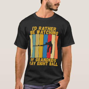 Vintage Grandparents Rather Watch Grandkids Eight T-Shirt