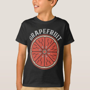 Vintage Grapefruit Slice Citrus Fruit Vegan Grapef T-Shirt