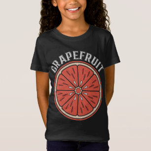Vintage Grapefruit Slice Citrus Fruit Vegan Grapef T-Shirt