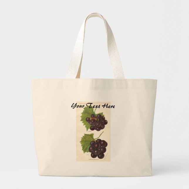 Vintage Grapes tote (Front)