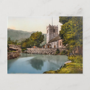 Vintage Grasmere Cumbria England Postcard