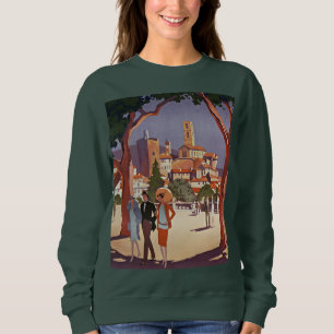 Vintage Grasse Summer Art Sweatshirt