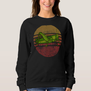 Vintage Grasshopper Retro Style Grasshopper Sweatshirt