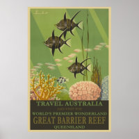 Vintage Great Barrier Reef Travel 
