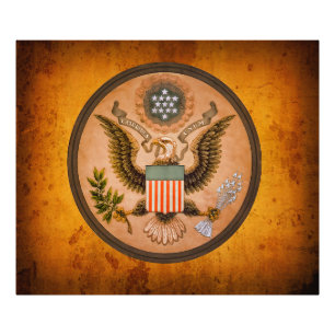 Vintage Great SEAL of the United States 1890 Photo Print