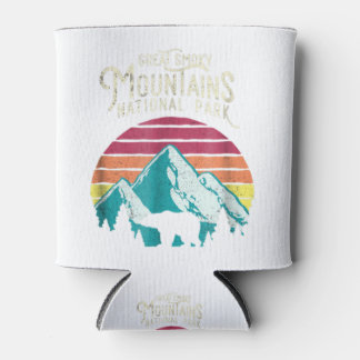 Vintage Great Smoky Mountains National Park Bear T Can Cooler