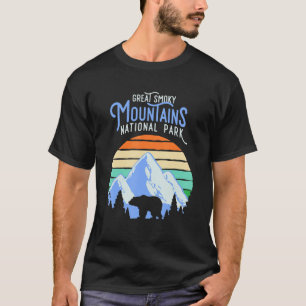 Vintage Great Smoky Mountains National Park Bear T-Shirt