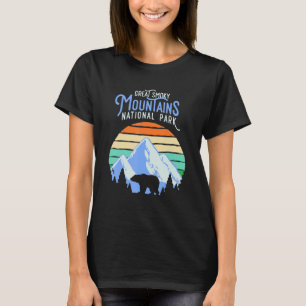 Vintage Great Smoky Mountains National Park Bear T-Shirt