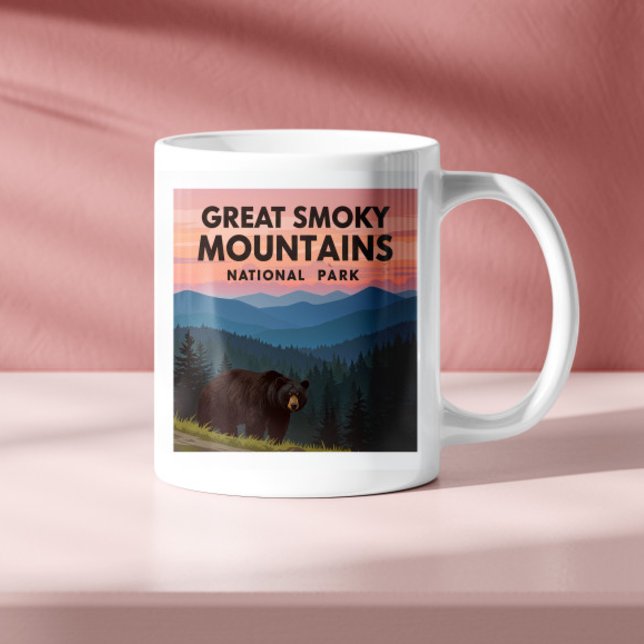 Vintage Great Smoky Mountains Park Coffee Mug (Creator Uploaded)