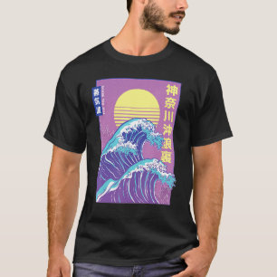Vintage Great Wave Off Kanagawa Japanese Aesthetic T-Shirt