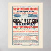 Vintage Great Western Railway Poster