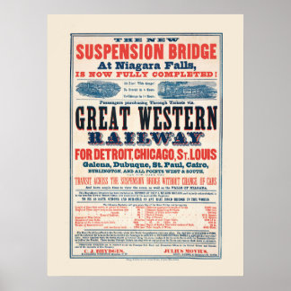 Vintage Great Western Railway Poster